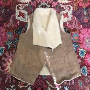 SOLD* Faux Shearling Vest